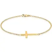 Elli Bracelet 'Kreuz' or