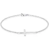 Elli Bracelet 'Kreuz' argent