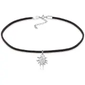 Elli Chaîne 'Edelweiss' noir / argent