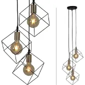 Näve Canto Lampe suspendue E27 noir