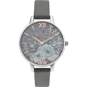 Olivia Burton Montre - - OB16TZ05 - Cuir et acier inoxydable - Cadran 34 mm - Quartz