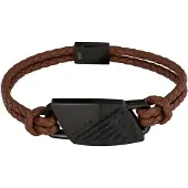 Police Pj26559blb.02 Bracelet Marron Homme