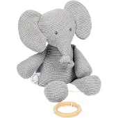 Nattou Peluche Musicale Éléphant Tricot Tembo -