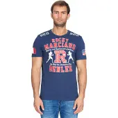 Benlee T-Shirt 'Gymnasium' saphir / rouge clair / blanc
