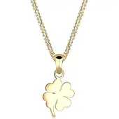 Elli PREMIUM Chaîne 'Kleeblatt' or