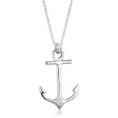 Elli DIAMONDS Chaîne 'Anker' argent
