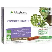 Arkopharma Arkofluidi Confort Digestif Bio 20 Ampoules