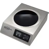 CombiSteel Plaque de cuisson à induction pour wok – 3,5 kW, modèle de table, pour socle rond