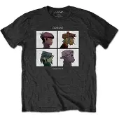 Gorillaz Hommes, T-shirt, Demon Days, Noir, (L)