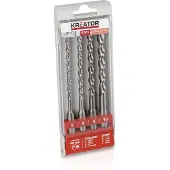 Kreator Sds foret set 5-6-8-10x160mm - 4 pcs. (10 mm, 5 mm, 6 mm, 8 mm)