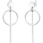 Elli Boucles d'oreilles 'Geo' argent