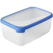 Curver Grand Chef Vershoudbak Rechthoek 5.4L Transparant/Donkerblauw