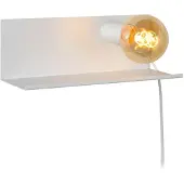 Lucide Applique murale SEBO blanche 1xE27x40W en métal, dimensions : 12x35x12 cm, IP20,