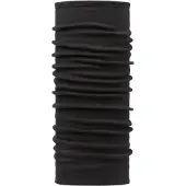Buff Hommes, Cagoule + tour de cou, Merino Wool Thermal, Noir, Taille unique