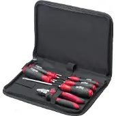 Wiha Ensemble d'outils 7 pcs Tournevis mécanique et cutters diagonaux