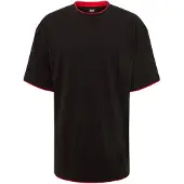 Urban Classics T-Shirt rouge / noir