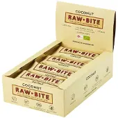 Rawbite RAW BITE Bio Barres Noix de coco 12x50 g Barre