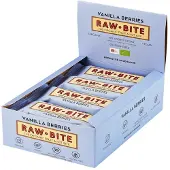 Rawbite RAW BITE Bio Barres Baies de vanille 12x50 g Barre