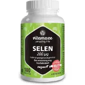 Vitamaze GmbH Vitamaze Sélénium 200 ug comprimés végétaliens à haute dose, 180 comprimés