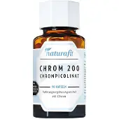 Naturafit Chrome 200 Picolinate de chrome en gélules, 90 gélules