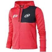 Bullpadel Rodigal Full Zip Sweatshirt Rouge S Femme