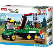 Sluban M38-B0778 - Ferme urbaine - Remorque en bois