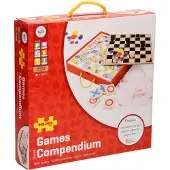 Sonstige Verlage Bigjigs Jeux de société en bois, 4in1