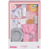 Corolle - Grands accessoires ensemble pour le lundi de 11 " " Baby Dolls 11 pieces comprend un sac fourre-tout de la sucette de la bouteille de