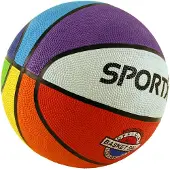 Sportx Ballon de basket - - Multicolore - Caoutchouc durable - 32,4x31,9x30,7 - Violet