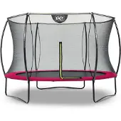 Exit Silhouette Trampoline ø305cm – Sur pieds – Rond – Trampoline de Jardin – pour Enfants – Rose