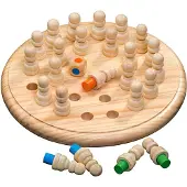 Philos Jeu de mémoire des couleurs en bois, 6-99 ans, 2-4 joueurs, 15 min.
