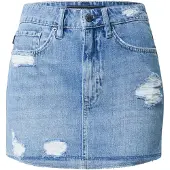 Superdry Vintage Denim Mini Skirt Bleu 28 Femme
