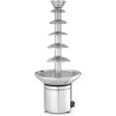 Hendi Fontaine à chocolat 6 niveaux Acier inoxydable 230V 300W, Fun Kitchen, Argent