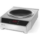 Hendi Wok à induction modèle 3500, Profi Line, Wok à induction+poêle, 230V/3500W, 340x450x(H)295mm