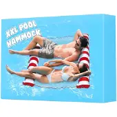 Mikamax Hammock-xxl Pool Air Mattress Rouge
