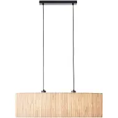 Brilliant Lustre Wimea 2xE27 60 W noir/naturel
