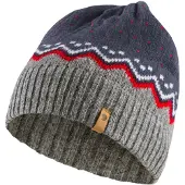 Fjällräven - Bonnet à revers - Övik Knit Hat Navy en Laine