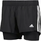 Adidas Short PACER 3S 2 IN 1 femmes - Noir - EU XS