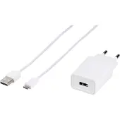 Vivanco Kit de recharge rapide Adaptive Charge, avec câble USB Type-C pour Samsung, 15 W (62146)