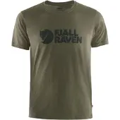 Fjällräven Logo Short Sleeve T-shirt Vert XL Homme