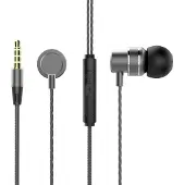 Lenovo HF118 Écouteurs intra-auriculaires en métal - noir
