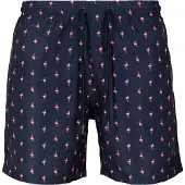 Urban Classics Shorts de bain bleu nuit / rose clair