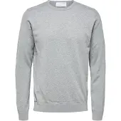 Selected Pull-over 'SLHBerg' gris