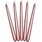 Party Deco Bougie pour chandelier or rose 24cm (10pcs) (10 pcs)