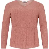 ABOUT YOU Curvy T-shirt 'Hilka' rouge foncé
