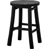 Bloomingville Tabouret Bilbo | Noir | Bambou | 82053720