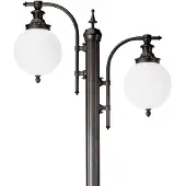 Ks Verlichting Lampadaire Jardin Madeira 2 lumières - vert