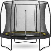 Salta Comfort Edition - Ø 213cm - Rond Noir - Filet de Sécurité