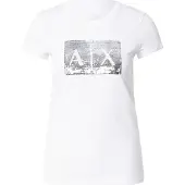 Armani Exchange T-shirt argent / blanc