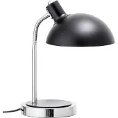 Bloomingville Lampe de table en métal noir